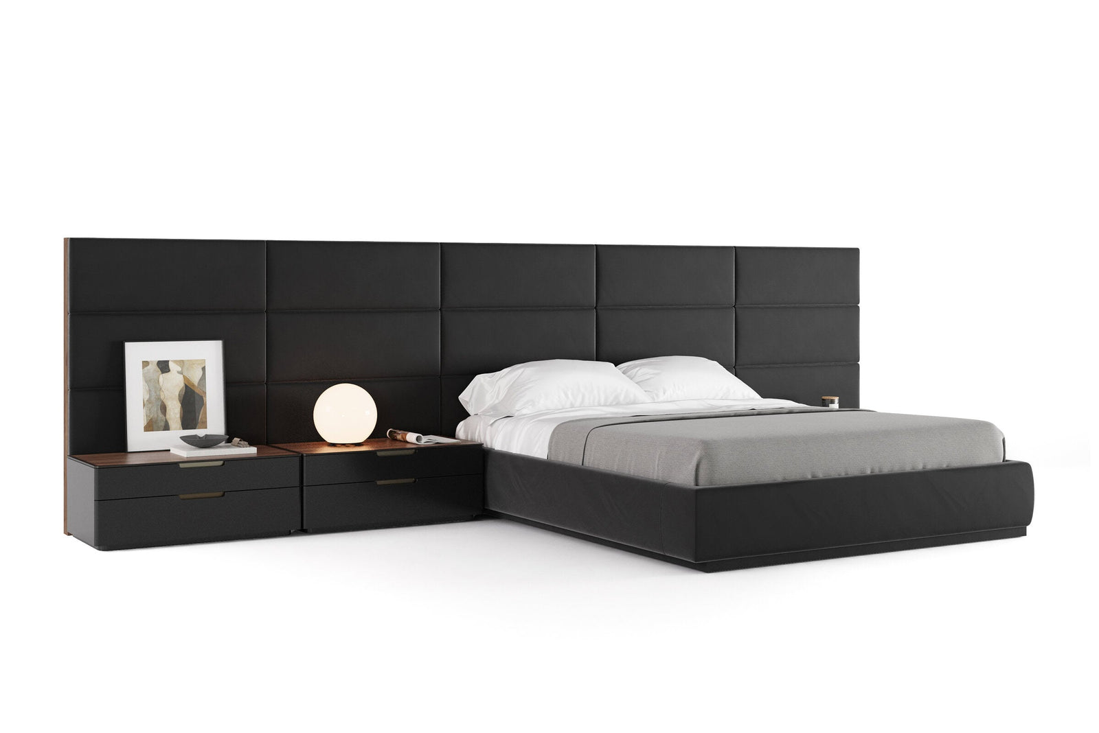 Atlanta Black Karyola — Saloni Furniture