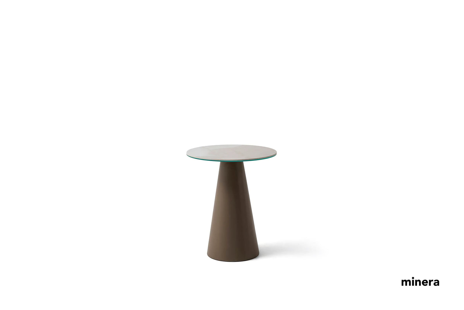 Perla Conic Yan Sehpa — Saloni Furniture