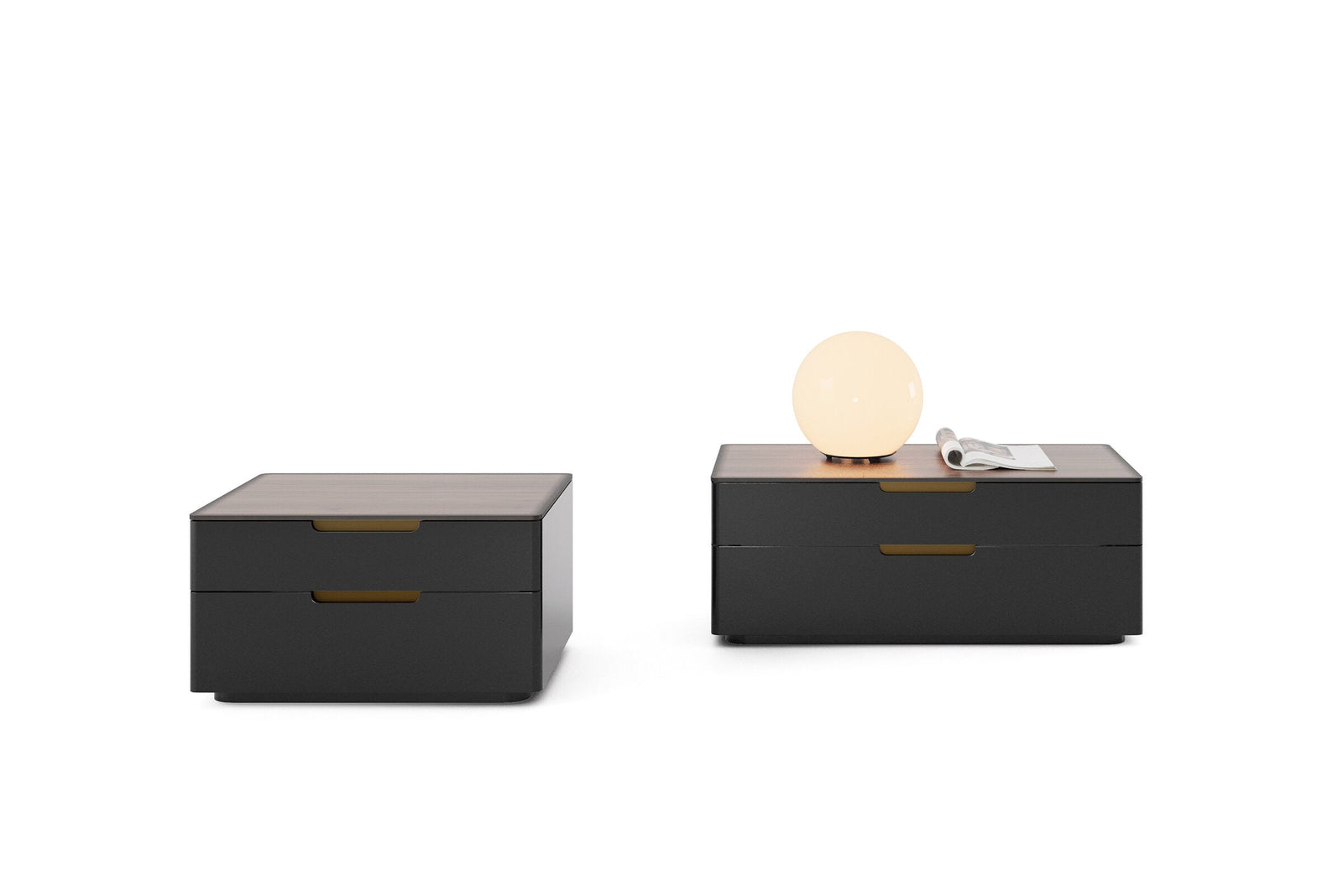 Tulsa Black Komodin — Saloni Furniture